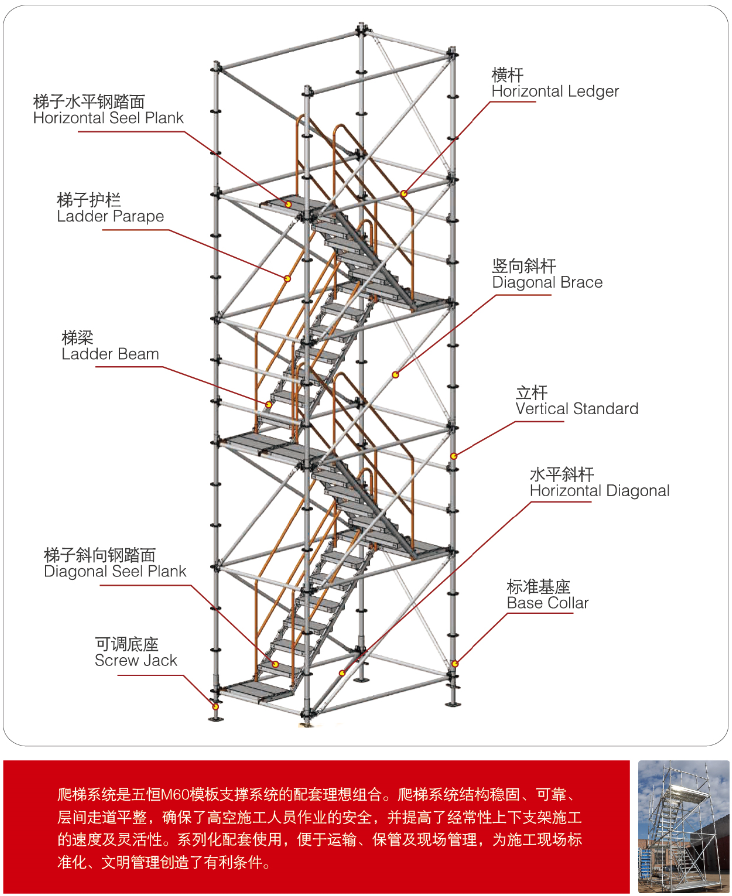 五恒爬梯系统1.8mx2.4m