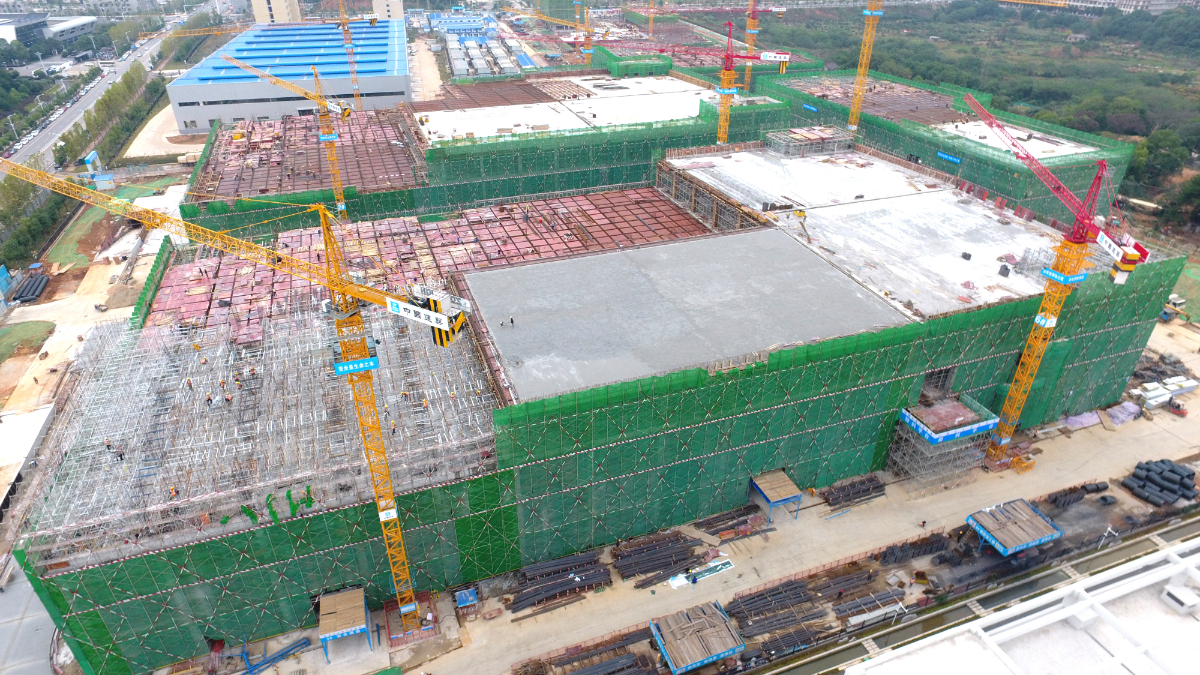 长沙智能终端产业双创孵化基地（二期）华为HUB仓项目支模架工程.jpg