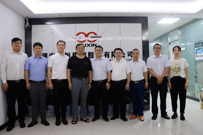 百年建筑网及湖南省建筑器材租赁协会领导一行莅临我司考察交流